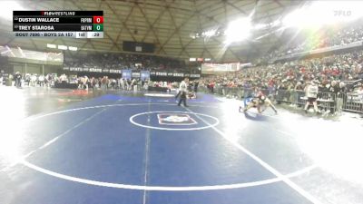 Boys 2A 157 lbs Cons. Round 4 - Trey StaRosa, Eatonville vs DUSTIN WALLACE, Franklin Pierce