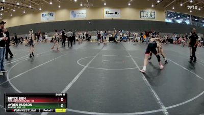 110 lbs Round 4 (6 Team) - Bryce Siem, Mat Assassins Black vs Ayden Hudson, Kardiac Kidz