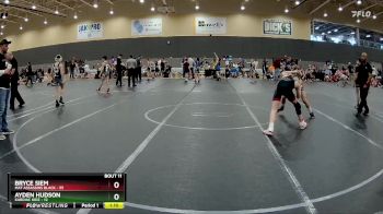 110 lbs Round 4 (6 Team) - Bryce Siem, Mat Assassins Black vs Ayden Hudson, Kardiac Kidz