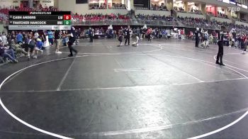 125 lbs Cons. Round 1 - Thatcher Hancock, Wahoo Wrestling Club vs Cash Anders, Crawford Jr. Wrestling