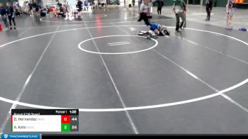 106 lbs Round 2 (16 Team) - Dylan Hernandez, Minden vs Ayston Kats, Norton Community