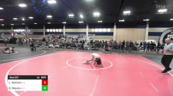 120 lbs Consi Of 64 #1 - Logan Robison, Elk Grove Wr Ac vs Dreysen Majuta, NB Elite