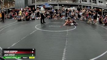 76 lbs Placement (4 Team) - Jack Kahley, Buffalo Valley WC vs Chase Morrow, Cordoba Trained