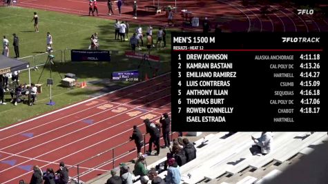 Women's 1500m, Finals 13