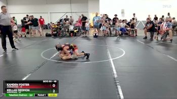 48 lbs Quarterfinal - Kamden Foster, Journeymen vs Kellan Dedmon, Darkhorse