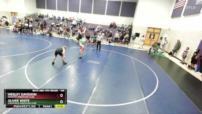 105 lbs Quarterfinal - Wesley Davidson, Wasatch Wrestling Club vs Oliver White, Champions Wrestling Club