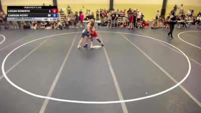 126 lbs Cons. Round 3 - Logan Roberts, IL vs Carson Petry, MN