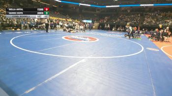 130 Class 2 lbs Cons. Round 3 - Quinn Hope, Lindbergh vs Bella Antal, Ft. Zumwalt West