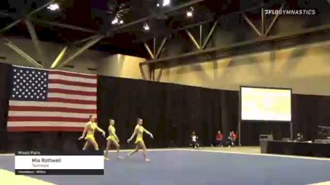Mia Rothwell - Mixed Pairs, Technique - 2021 USA Gymnastics Championships