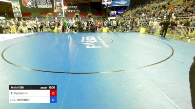 144 lbs Rnd Of 256 - Torrey Paplow, MN vs Cash Hatfield, IA