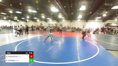 74 lbs Semifinal - Blade Hockenhull, Stout Wr Acd vs Reynaldo Gallegos, NM Gold