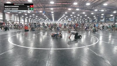 65 lbs Round 2 (10:45am Saturday) - Paisley Grinder, Maryland Gold vs Brielle Shannon, Florida Elite