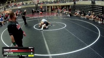 133 lbs Round 2 (4 Team) - Luke Cline, Saint Pius X (Kansas City) vs Kaisen Johnson, Chatfield
