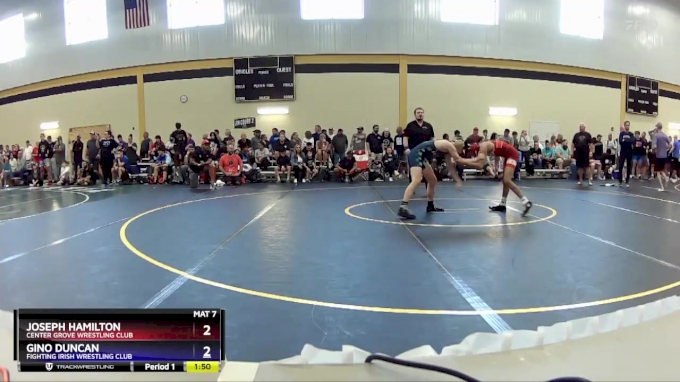 106 lbs Quarterfinal - Joseph Hamilton, Center Grove Wrestling Club vs ...