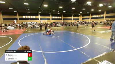 126 lbs Consi Of 16 #2 - Ashton Sabata, Team Grand Valley Elite vs David Banales, 209 Wr Ac