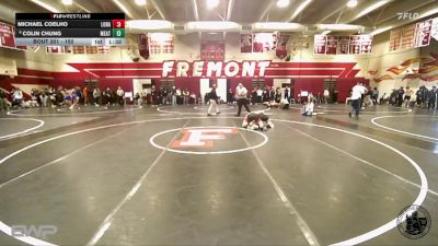 150 lbs Champ. Round 1 - Michael Coelho, Los Banos vs Colin Chung, Menlo-Atherton