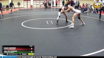 133 lbs Cons. Semi - Kellen Hanson, Linfield University vs Julio Ramirez, Hotshots Wrestling