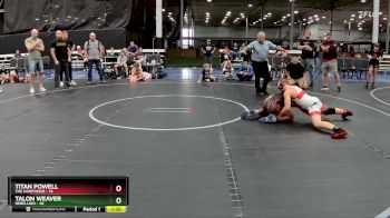 130 lbs Round 5 (8 Team) - Talon Weaver, Rebellion vs Titan Powell, The Compound