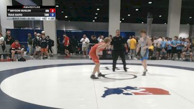 61 kg Champ. Rd Of 128 - Bryson Busler, Askren Wrestling Academy vs Teag Saito, The Academy Wrestling Club