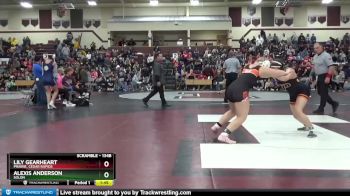 134B 1st Place Match - Alexis Anderson, Solon vs Lily Gearheart, Prairie, Cedar Rapids