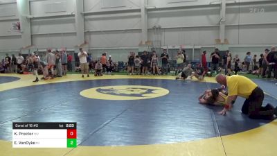 85-J lbs Consi Of 16 #2 - Kaiman Proctor, WV vs Ethan VanDyke, MI