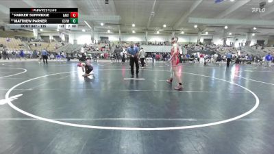 135 lbs Semifinal - Parker Suffridge, Halls Wrestling vs Matthew Parker, Cumberland Co Youth WC