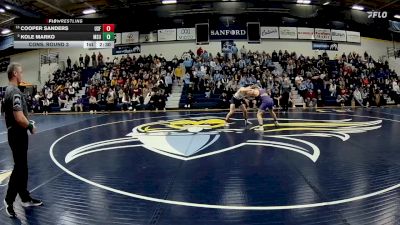 165 lbs Cons. Round 3 - Kole Marko, Minnesota State vs Cooper Sanders, Sioux Falls