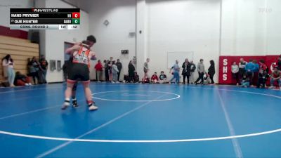 175 lbs Cons. Round 3 - Que Hunter, Fort Wayne Snider vs Hans Frymier, Hamilton Heights