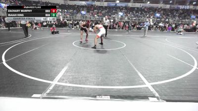138 lbs Quarterfinal - Zachary Murphy, Ground Zero vs Isaiah King, Branson Wrestling Club