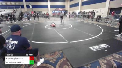 70 lbs Quarterfinal - Brody Cunningham, SoCal Hammers vs Waylon Manderscheid, Legacy Elite