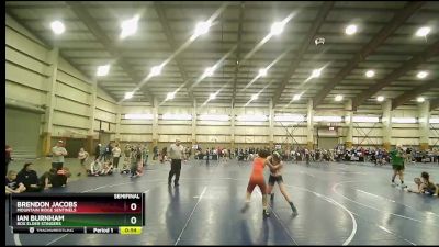 125 lbs Semifinal - Brendon Jacobs, Mountain Ridge Sentinels vs Ian Burnham, Box Elder Stingers