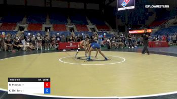 117 lbs Rnd Of 64 - Breanna Mestas, Oregon vs Kaila Del Toro, Illinois