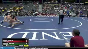 195 lbs Finals (8 Team) - Cody Abston, Tuttle vs Roman Garcia, Wagoner