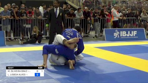 MATHEUS OLIVEIRA DINIZ vs LUCAS LISBOA ALVES 2022 Pan Jiu Jitsu IBJJF Championship