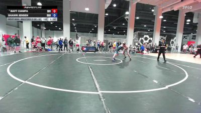 Masters D GR - 62 lbs Champ. Round 2 - Matt Ciampa, Eclipse Wrestling Club vs Shawn Jensen, Idaho