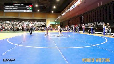 125 lbs Round Of 128 - Connor Wolfley, VVWC vs Cooper Carling, Sierra Sabers
