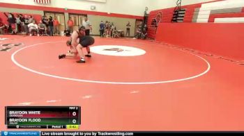 220 lbs Cons. Round 2 - Braydon White, Okanogan vs Braydon Flood, Zillah