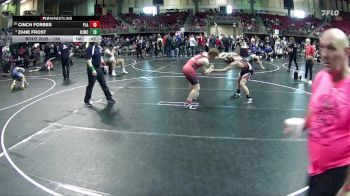 150 lbs Champ. Round 1 - Cinch Forbes, Plainview vs Zane Frost, Hemingford Jr Wrestling Club