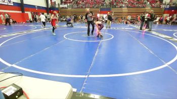 86 lbs Semifinal - Dawson Woosley, Bristow vs Jake Boren, Verdigris