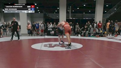 100 kg Champ. Round 2 - Dalton Robertson, Mile High Wrestling Club vs Eric Schwark, Ashland Wrestling Club