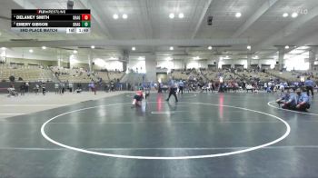 125 lbs 3rd Place Match - Delaney Smith, Maryville Wrestling vs Emery Gibson, Seymour Youth Wrestling Club