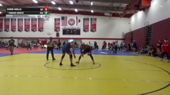197 lbs Quarterfinal - Cesar Ubico, Utah Tech University vs Chris Wells, Lassen