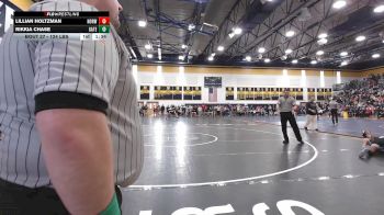 124 lbs Pigtails - Lillian Holtzman, Norwin vs Rikkia Chase, Gateway