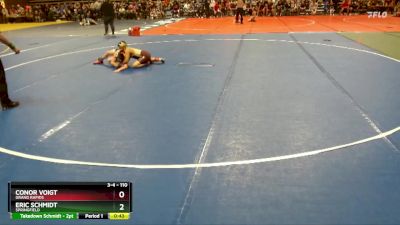 110 lbs Semifinal - Conor Voigt, Grand Rapids vs Eric Schmidt, Springfield