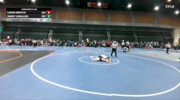 106 lbs Champ. Round 1 - Logun Whittle, Kelseyville vs Emery Lewallen, Spanish Springs