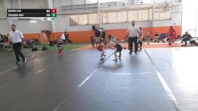 52-56 lbs Semifinal - Tucker Fry, Chapmanville vs Gavin Lee, Westfall