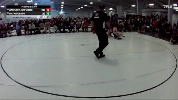 141 lbs Champ. Round 1 - Zachary Jeffords, Bridgeport Wrestling Club vs Kayne Olson, Louisville Wrestling Club