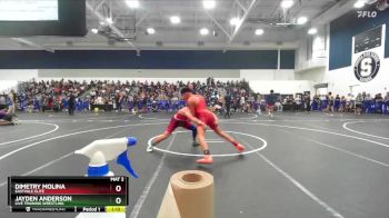 150 lbs Champ. Round 1 - Jayden Anderson, Live Training Wrestling vs Dimetry Molina, Eastvale Elite