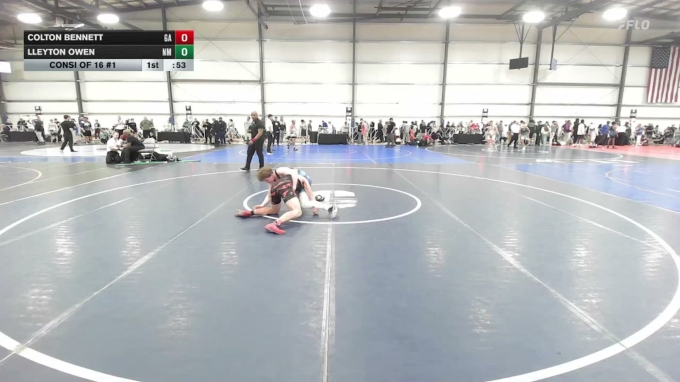 127 lbs Consi Of 16 #1 - Colton Bennett, GA vs Lleyton Owen, NM