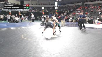 126 lbs Round Of 16 - Siraj Sidhu, Clovis North (CS) vs Jackson Humphrey, Sultana (SS)